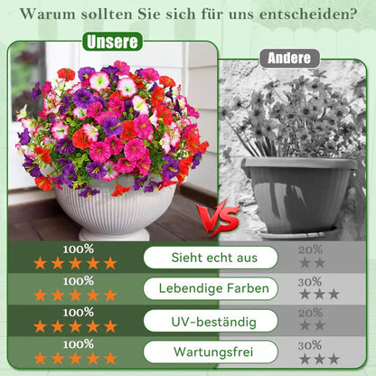🌼💖🔥Letzter Tag – 60 % Rabatt🔥 UV-beständige künstliche Petunienblüten, 2026