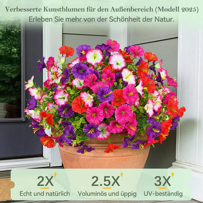 🌼💖🔥Letzter Tag – 60 % Rabatt🔥 UV-beständige künstliche Petunienblüten, 2026