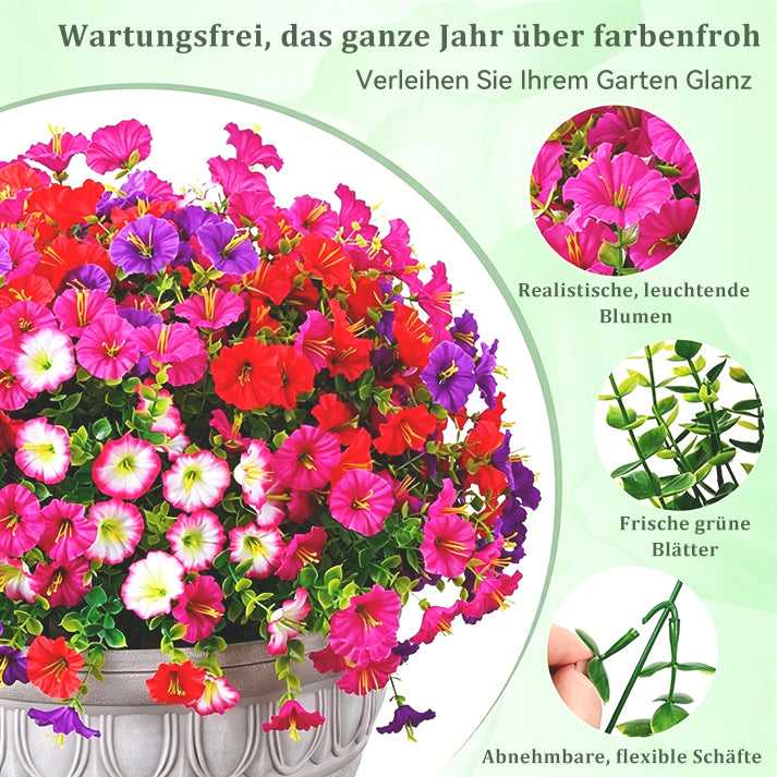 🌼💖🔥Letzter Tag – 60 % Rabatt🔥 UV-beständige künstliche Petunienblüten, 2026