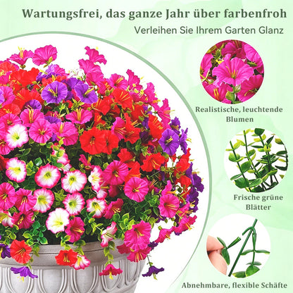 🌼💖🔥Letzter Tag – 60 % Rabatt🔥 UV-beständige künstliche Petunienblüten, 2026